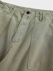 ウォッシュ加工 ストレートカーゴパンツ