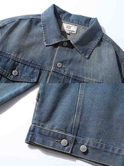 ウォッシュ加工 デニムジャケット