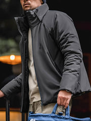 スタンドカラー 中綿ジャケット