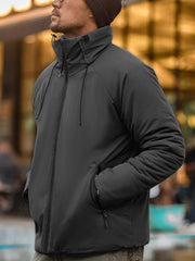 スタンドカラー 中綿ジャケット