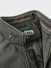 裏ボア フリース 立襟ジャケット