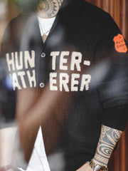 ショールカラー ニットセーター