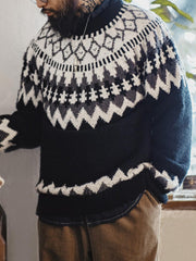 アイスランド クルーネック ニットセーター