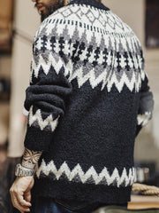 アイスランド クルーネック ニットセーター