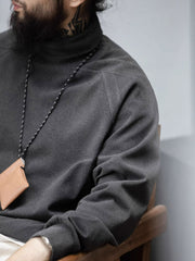 タートルネック起毛 ベースレイヤーシャツ