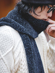 ワッフル シェニールロングスカーフ