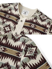 先染め シェニール ナバホ総柄 ジャケット