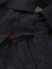 裏起毛 ウール ダブルブレスト ジャケット