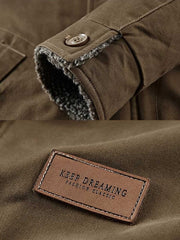 裏起毛フリース ライニング ジャケット