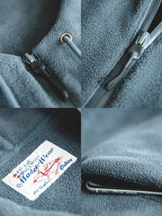 ハーフジップ   フリーススウェット