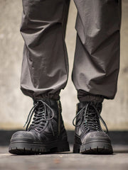 グラデーションカラー ワークブーツ