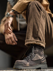 グラデーションカラー ワークブーツ