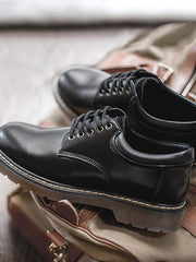 レザー オックスフォード ブーツ
