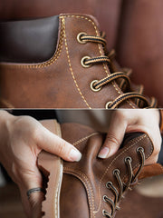 レトロ  ハイカット ワークブーツ