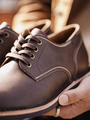 クレイジーホースレザー ダービーシューズ