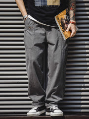 氷染め加工 ワイド カーゴパンツ