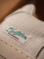 刺繍入り リネン スケートボート シューズ