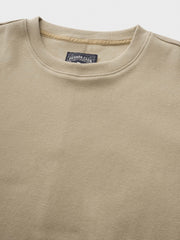 シンプルレイヤー カーキ 半袖Tシャツ