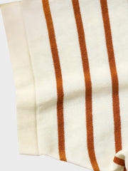 オレンジと白ストライプ 半袖Ｔシャツ