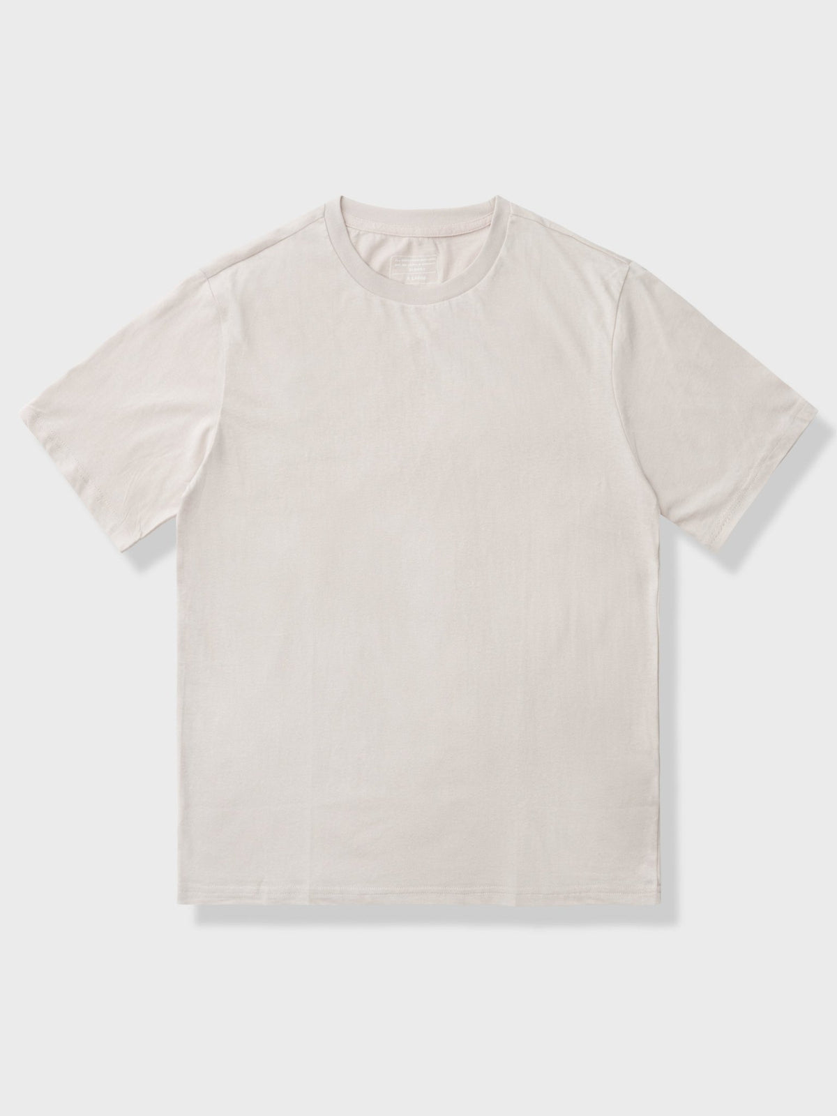 ホワイトコットン 丸襟Tシャツ