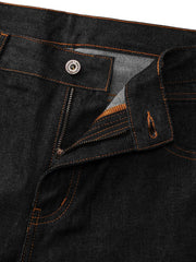 13.3oz赤耳　バックポケット配色切替デニムパンツ