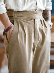 21ウェル 2色 グルカコーデュロイ スラックス