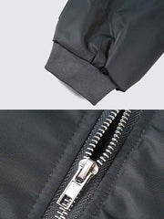 3色展開 ショート丈 中綿 フライトジャケット