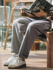 3色展開 紐付きイージーパンツ