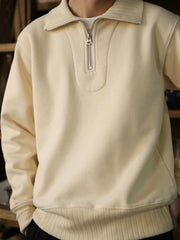 630gヘビーウェイト ハーフジップスウェット