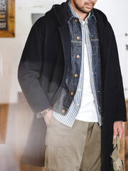 IVY LOOK ネイビー ウールコート