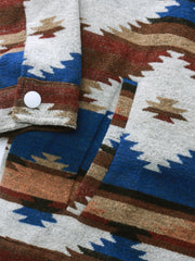 ナバホジャカード織りニットジャケット