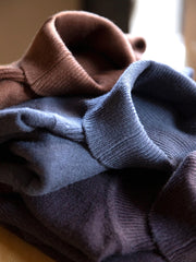 ハイネック ニットセーター