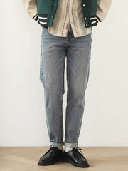 ダイヤモンドスタッズデニムパンツ