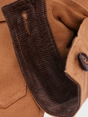 コーデュロイ パッチワーク ジャケット