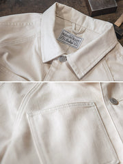 ホワイト ハンティング デニムジャケット