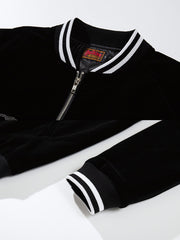 虎刺繍入りベースボールジャケット