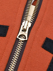 カラーブロック ヘビーウェイト ハーフジップ スウェット