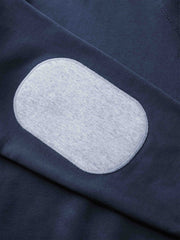 エルボーパッチコットンスウェット