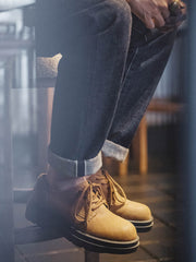 スエードディビット シューズ