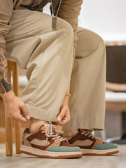 異素材コンビ スケボー シューズ