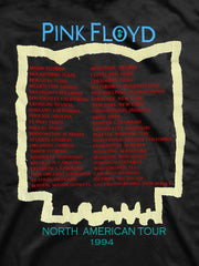  Tシャツのバック、ツアー都市リスト、Pink Floydツアー情報