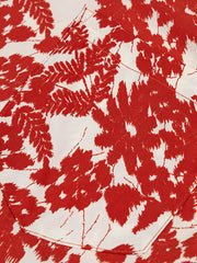 PLAME AUBE｜赤花柄　アロハシャツ