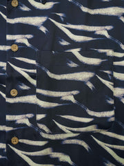 抜染 筆跡柄 アロハシャツ