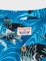 鯉柄 アロハシャツ