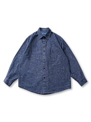 プラントインディゴパッチワークワークシャツ