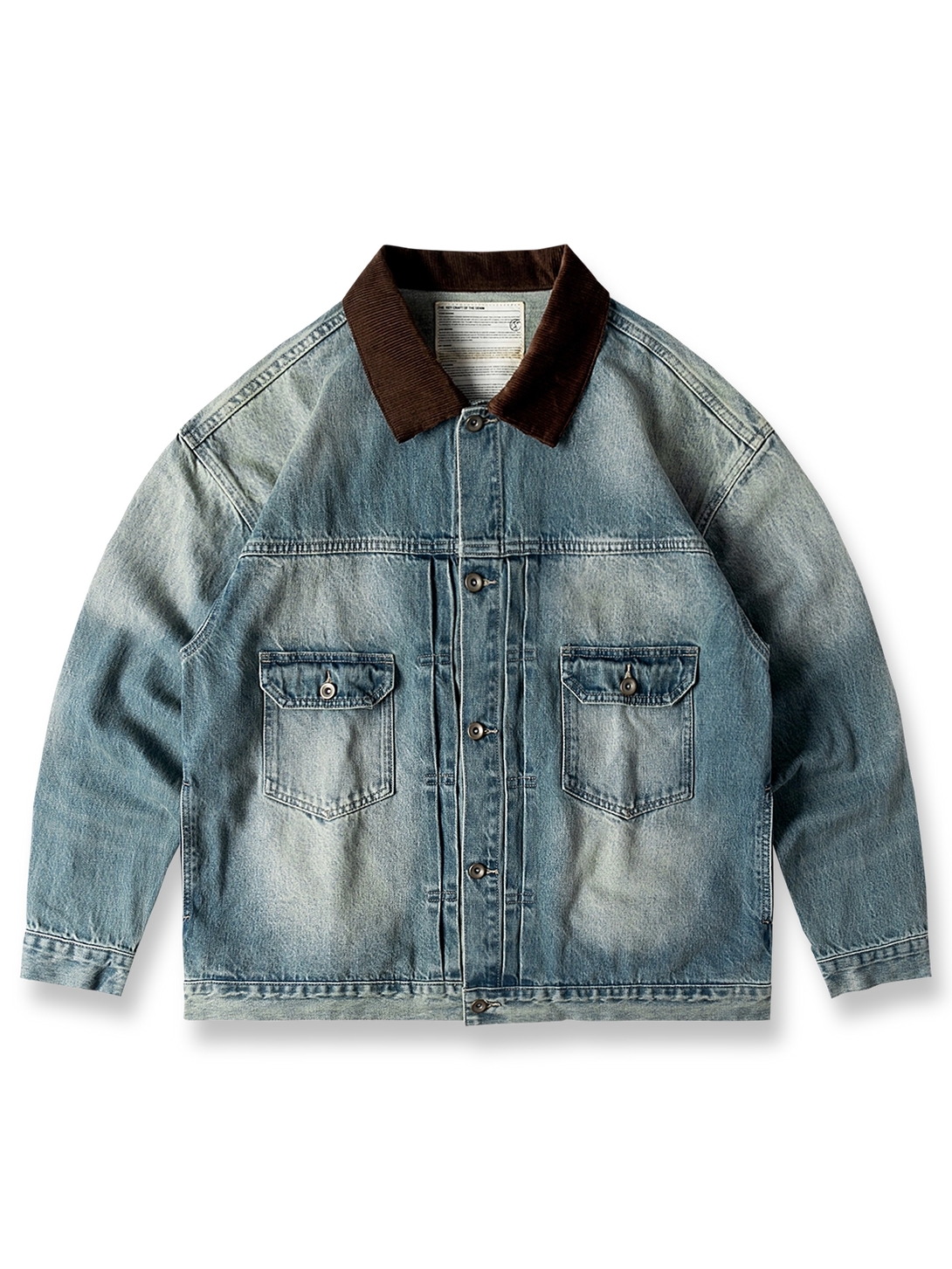 植物染めウォッシュドワークデニムジャケット