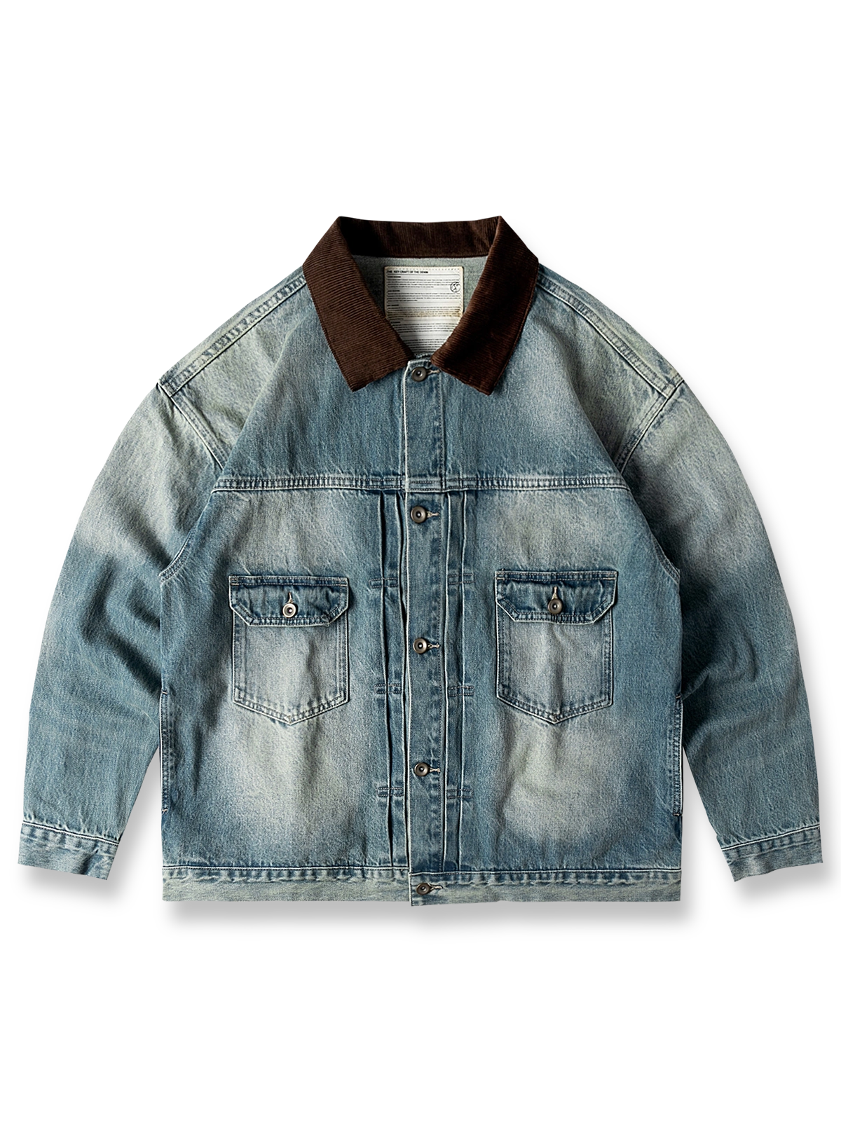 植物染めウォッシュドワークデニムジャケット