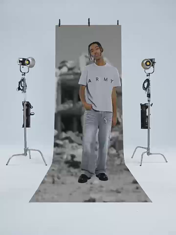 ARMYロゴ半袖Tシャツ