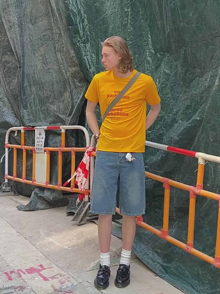 グラデーション柄半袖Tシャツ