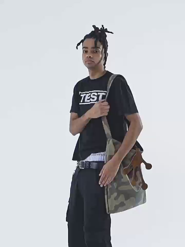 迷彩フロッグクロースリングバッグ